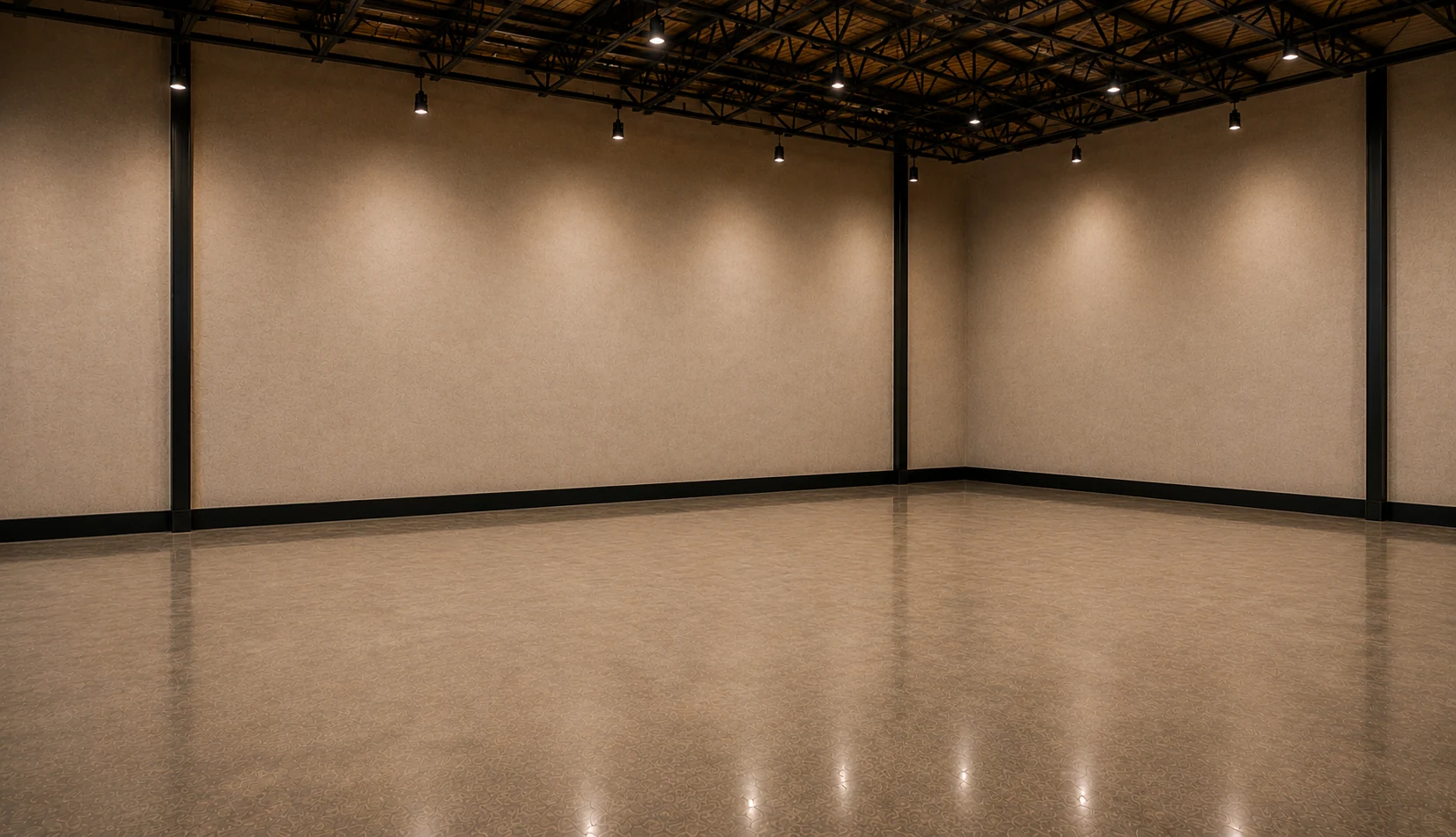 Bare Bentley room before graphics