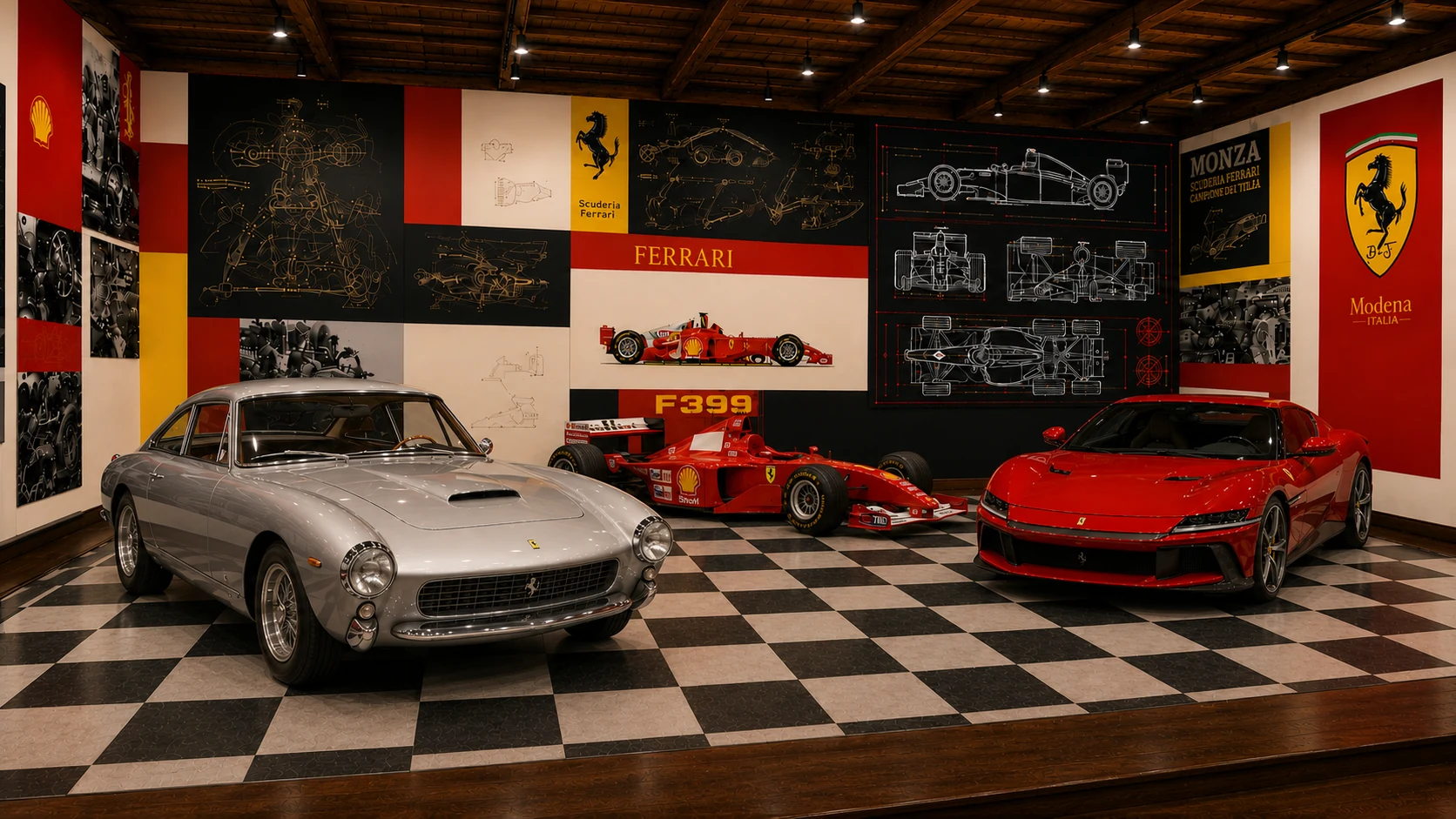 Completed Ferrari collection environment