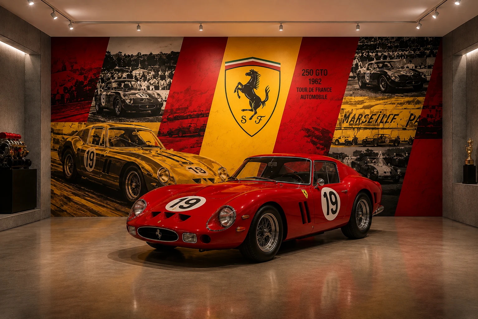 Finished Ferrari 250 GTO concept environment
