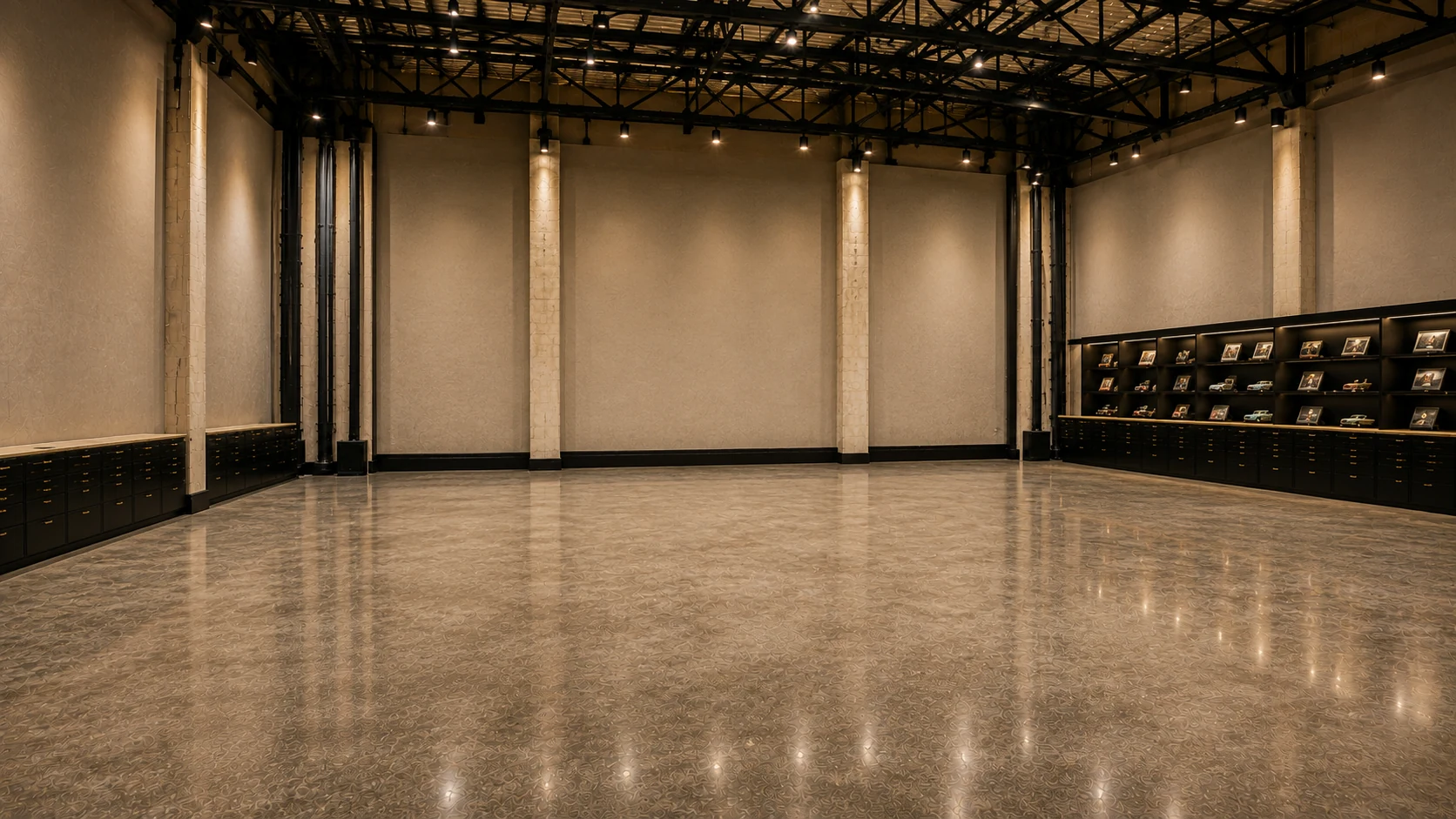 Bare Jaguar room before graphics
